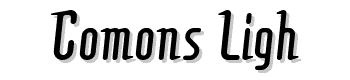Comons-Ligh font